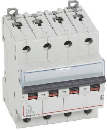 Выключатель автоматический Legrand DX3-E 6000 4п 25А D 10кА картинка